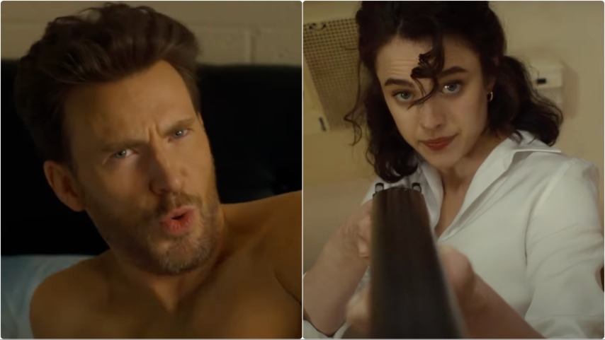 Margaret Qualley spars with a sleazy Chris Evans in Honey Don't trailer