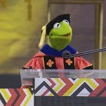 Man, Kermit kind of Fozzie Bear'd this college commencement speech