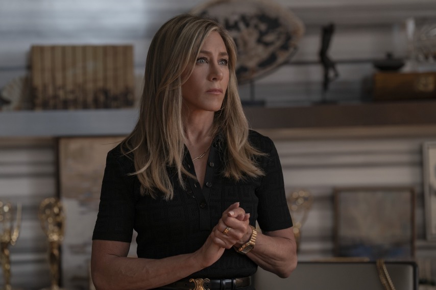 Jennifer Aniston in The Morning Show season four first look; Photo courtesy Apple