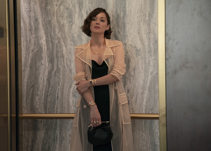 Marion Cotillard on in The Morning Show season four first look; Photo courtesy Apple