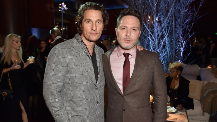 Matthew McConaughey and Nic Pizzolatto, Photo: Jeff Kravitz/FilmMagic for HBO