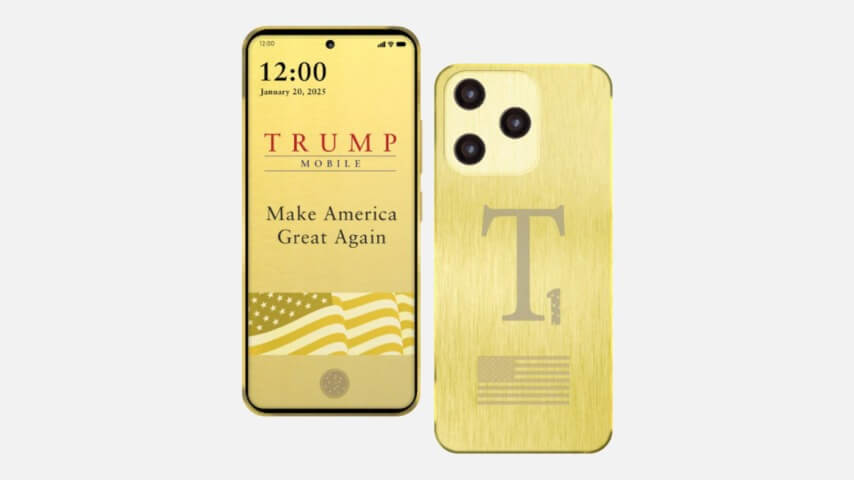 The gold-played T1 Trump smartPhone