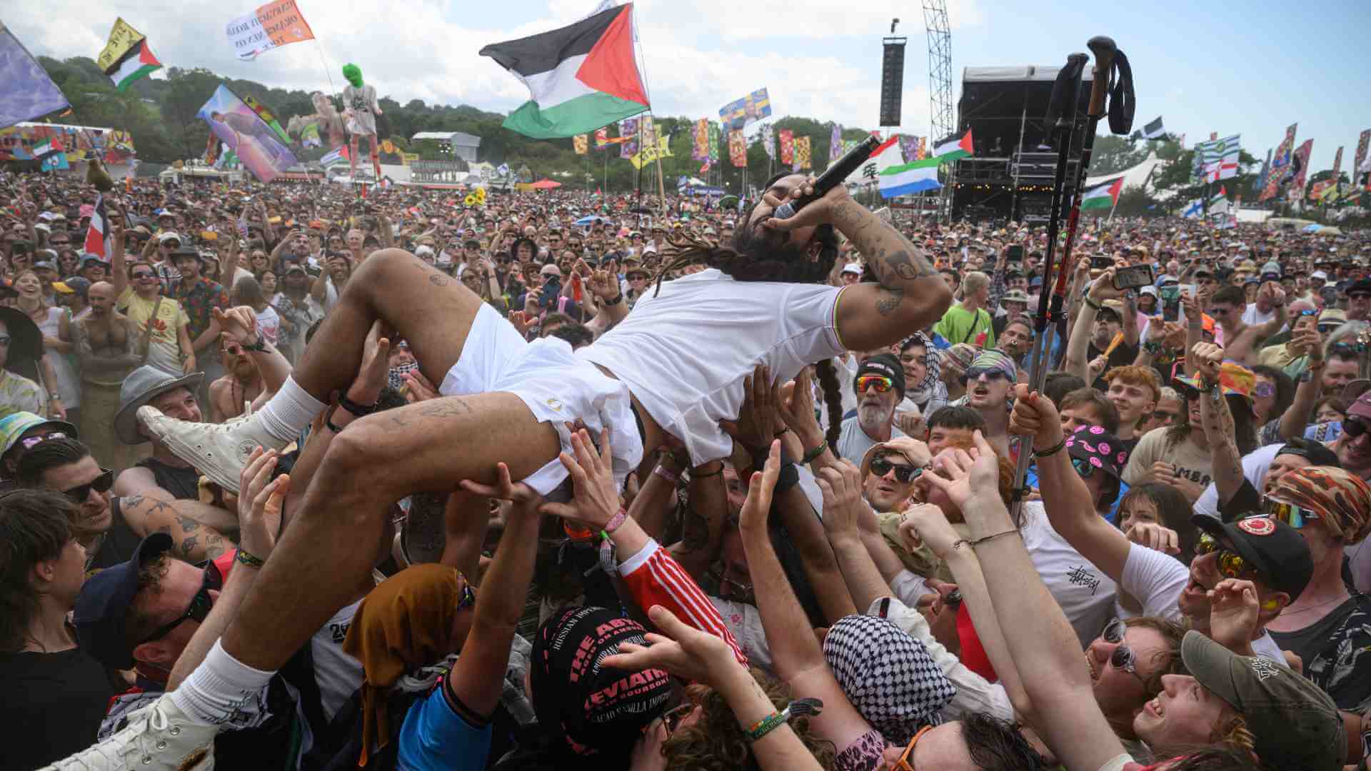 Bobby Vylan releases statement on controversial Glastonbury set: