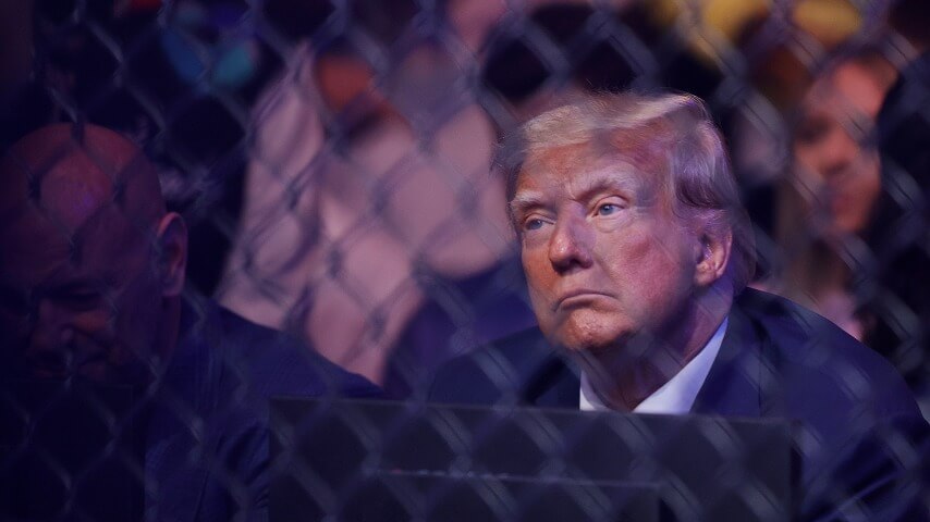 America goes full-tilt satire as Trump announces he's holding UFC fights at the White House now