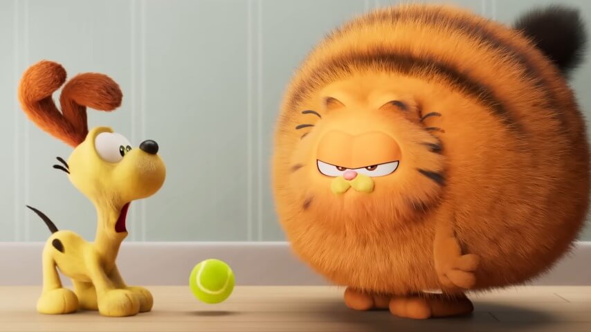 Chris Pratt announces new Garfield movie via pizza, for some reason