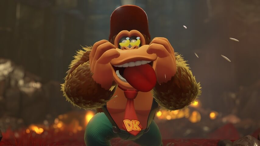 Hey, should Donkey Kong be eating all these giant metal bananas?