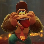 Hey, should Donkey Kong be eating all these giant metal bananas?
