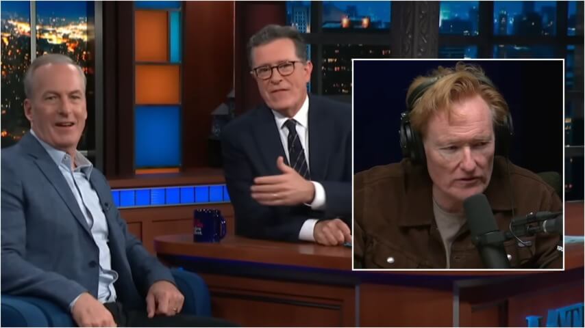 Bob Odenkirk sees a Conan O'Brien-esque trajectory for Stephen Colbert