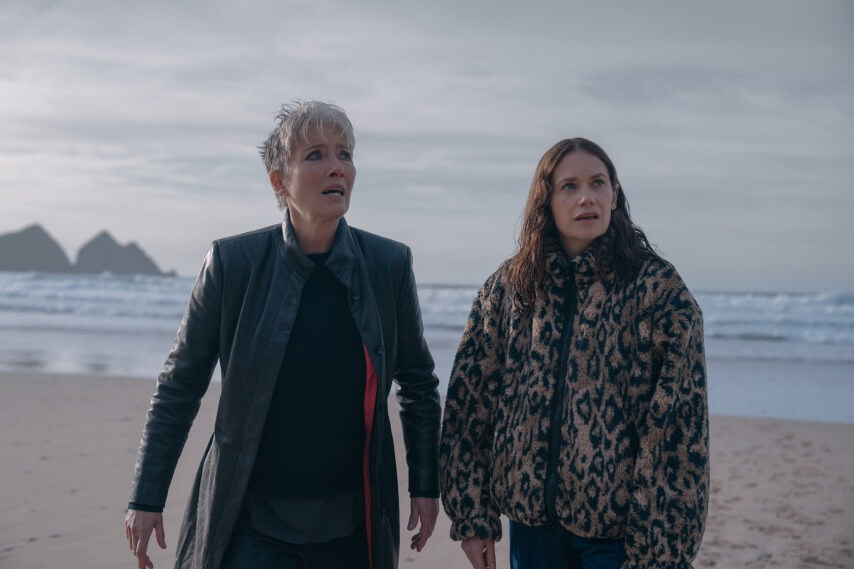 Emma Thompson and Ruth Wilson in Down Cemetery Road