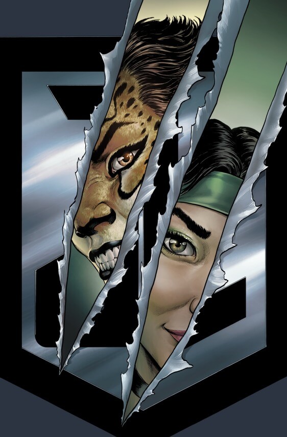 Cheetah And Cheshire Rob The Justice League by Greg Rucka, Nicola Scott, and Annette Kwok (August 6)