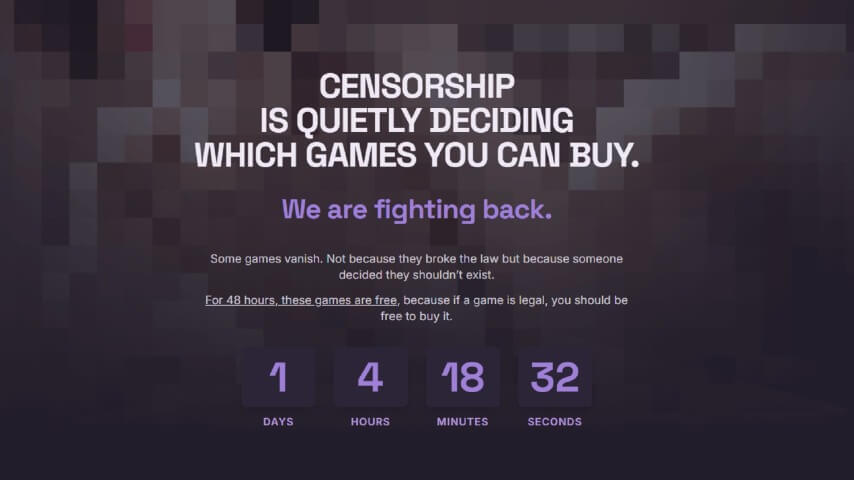 GOG.com gives away free horny games to protest credit card company censorship