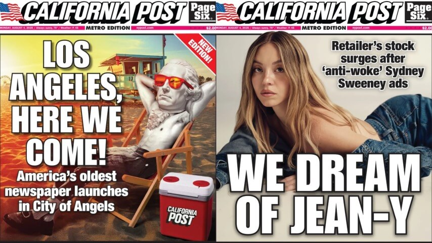New York Post to manifest its destiny with new California edition