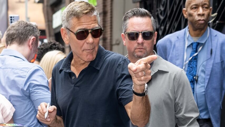George Clooney asks that his co-stars please stop treating Adam Sandler like 