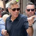 George Clooney asks that his co-stars please stop treating Adam Sandler like 
