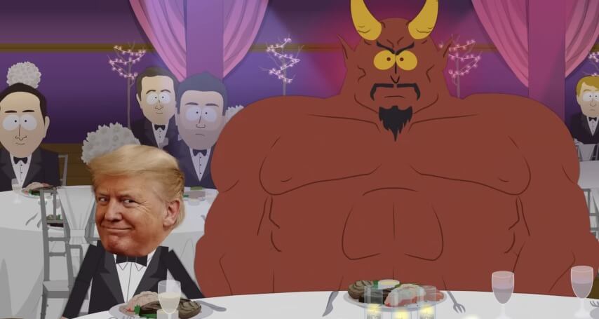Even the devil is embarrassed of Trump in new South Park clip