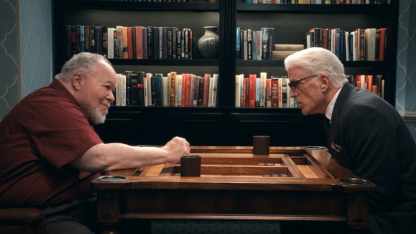 Stephen McKinley Henderson and Ted Danson in A Man On The Inside, Photo: Courtesy Of Netflix
