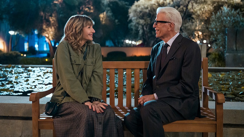 Mary Steenburgen and Ted Danson in A Man On The Inside, Photo: Colleen E. Hayes/Netflix