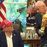 Trump brings 2026 World Cup draw under the roof of his beloved Kennedy Center
