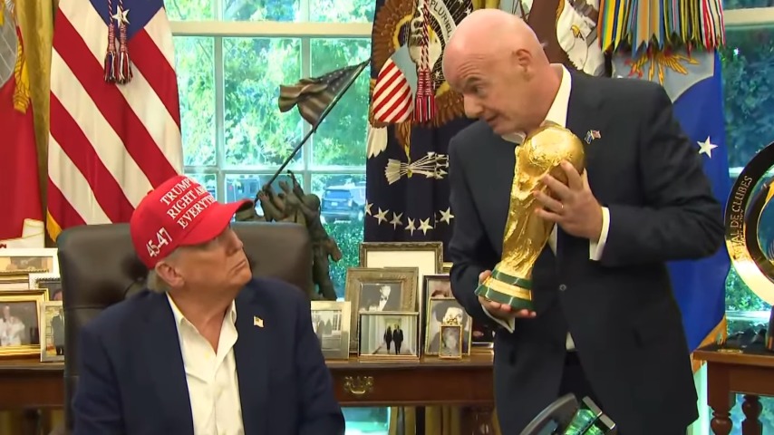 Trump brings 2026 World Cup draw under the roof of his beloved Kennedy Center