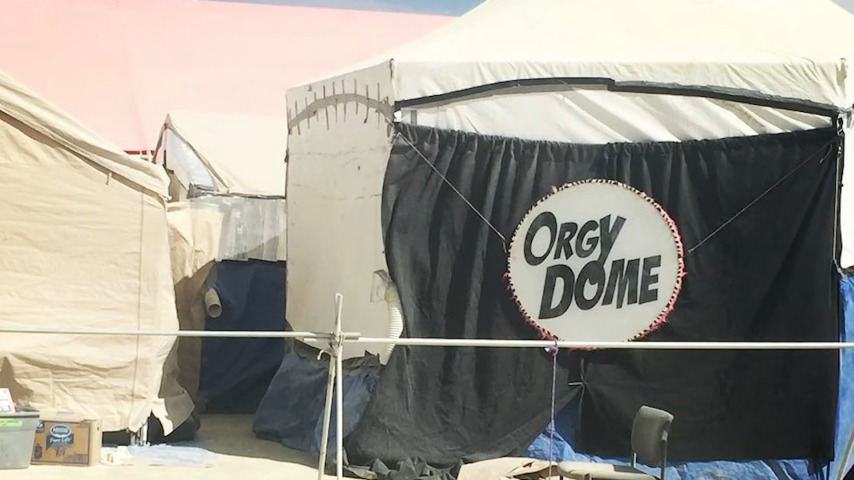 Burning Man's Orgy Dome has been destroyed