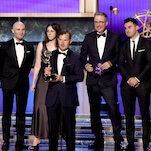 Last Week Tonight celebrates political comedy while they still can with Emmy speech