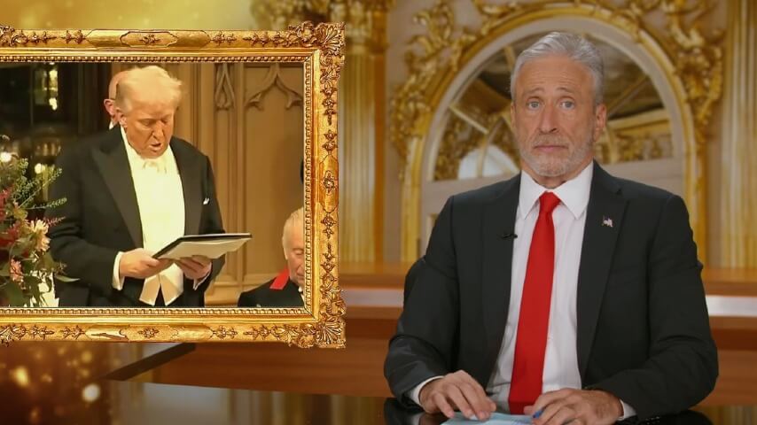 Jon Stewart leads late-night's Trump pushback with a classic Daily Show hypocrisy montage