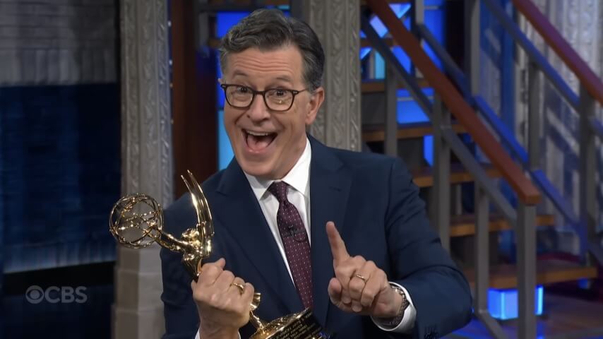 Stephen Colbert celebrates being 