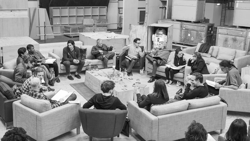 The Force Awakens table read