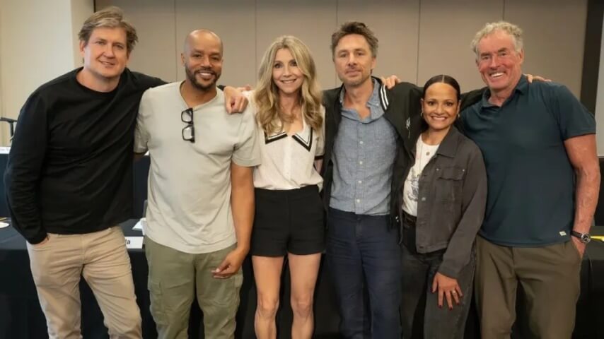 Scrubs revival releases a sweet little cast photo