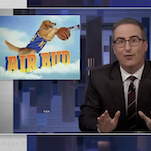 John Oliver would like to be your next Air Bud