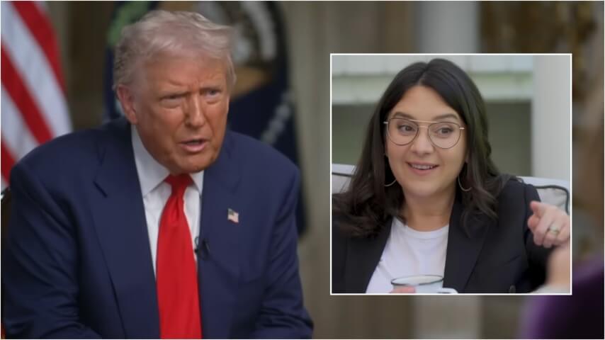 President Trump professes himself a fan of Bari Weiss on 60 Minutes