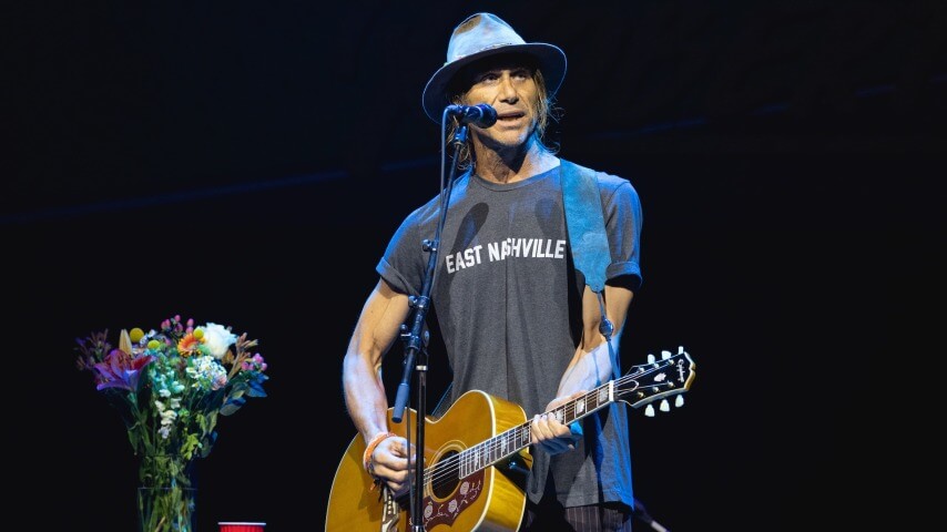 AUSTIN, TEXAS - AUGUST 28: Todd Snider performs in support of Robert Earl Keen's 2022 Final Tour, "I’m Comin’ Home: 41 Years On The Road" at ACL Live on August 28, 2022 in Austin, Texas. (Photo by Rick Kern/WireImage)