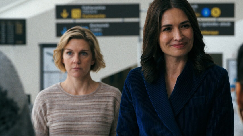 Rhea Seehorn interview on Pluribus, "crushing twist"