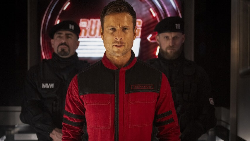 Glen Powell in The Running Man, Photo: Paramount
