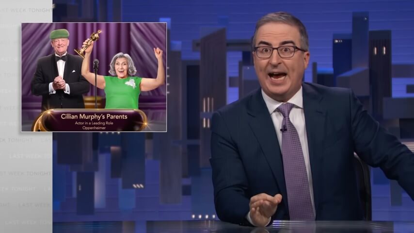John Oliver evokes Cillian Murphy's parents' 