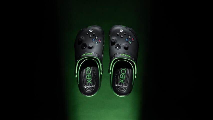 The Xbox Crocs make their mark in canon of outrageous gamer fashion