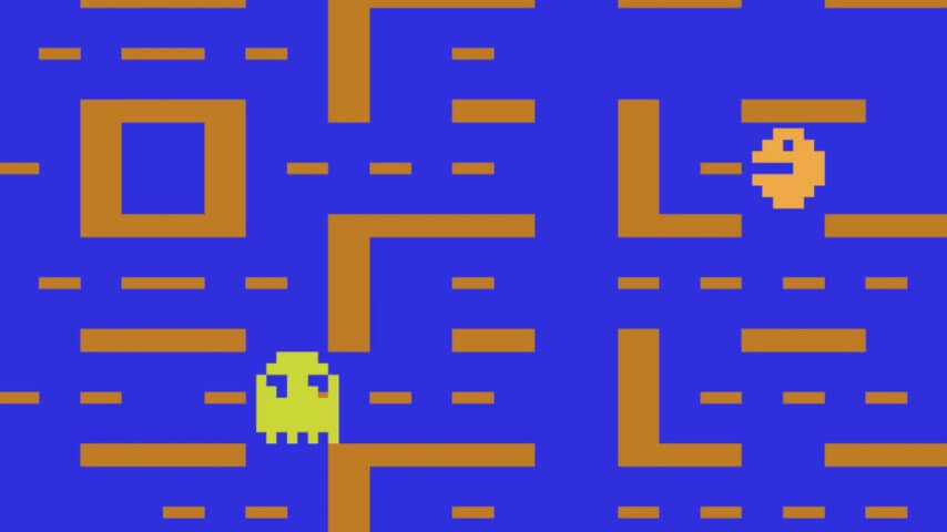 Rereleased after 43 years, this infamous Atari 2600 game is a brutalist take on Pac-Man
