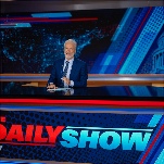 Jon Stewart suits up for the latest culture war of the week