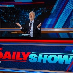 Jon Stewart find political, literal muck in the Washington Monument reflecting pool