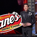 Adrien Brody's art finds ideal home in Times Square Raising Cane's