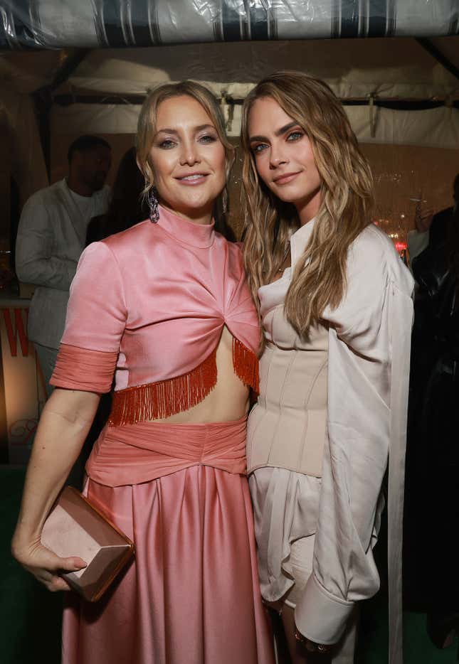 Kate Hudson and Cara Delevingne 