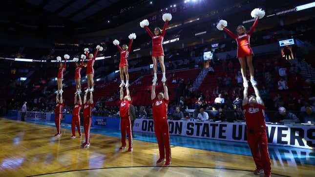 College Cheerleaders Deserve Our Attention. They’re Getting It for the Wrong Reasons.