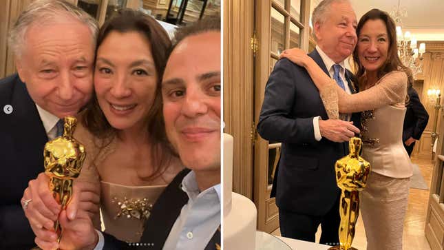 Michelle Yeoh Brought Her Oscar to Her Wedding