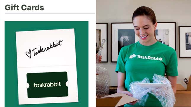 A Taskrabbit Gift Card