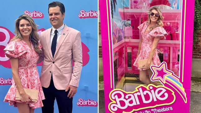 Matt Gaetz’s Wife Decries ‘Disappointingly Low T From Ken’ in Barbie Movie