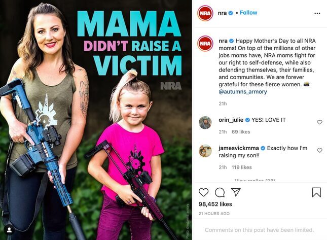 Hey NRA, Here's Approximately How Many Shootings Happened in the U.S. On Mother's Day