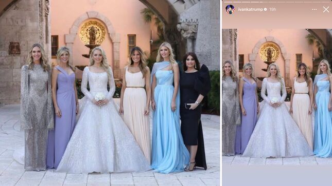 Ivanka Trump Cropped Kimberly Guilfoyle Out of Tiffany’s Wedding Photo