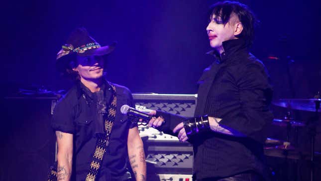 Reminder: Johnny Depp and Marilyn Manson, Both Accused of Rape, Are ‘Good Friends’