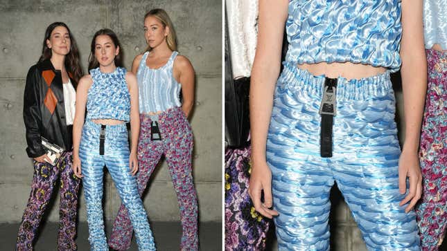 We Need to Talk About Haim’s Giant Zippers