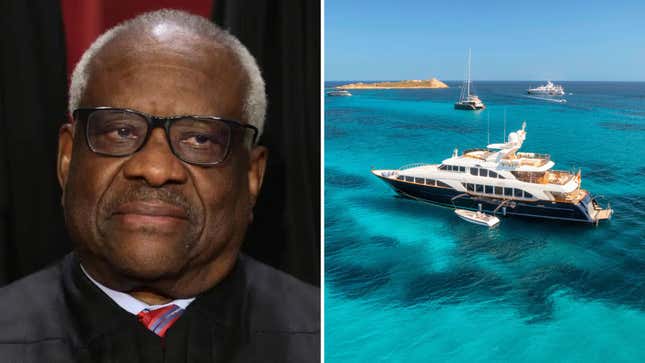 Supreme Court Justice on a Yacht